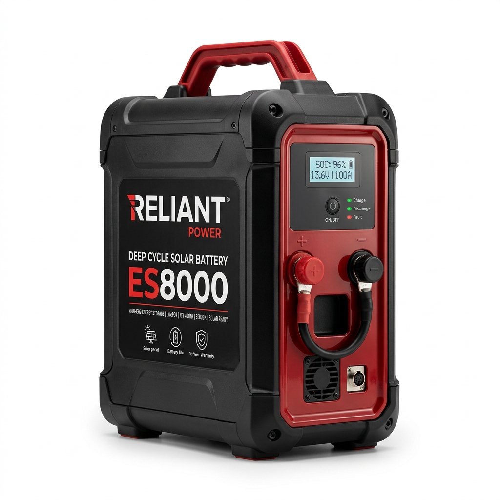 Luminous 220Ah 12V Tall Tubular Deep Cycle Battery